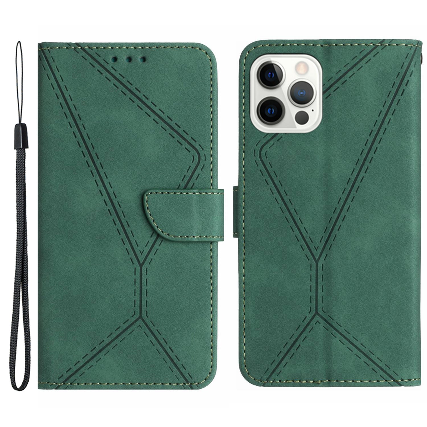 Kožený kryt HT05 pro iPhone 15 Pro Max Flip Stand Wallet Pouzdro na telefon s potiskem Kožený kryt HT05 pro iPhone 15 Pro Max Flip Stand Wallet Pouzdro na telefon s potiskem